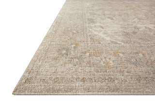 Chris Loves Julia x Loloi Rosemarie ROE-02 Ivory/Natural Area Rug Corner Image
