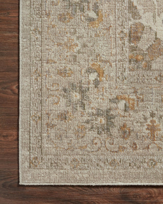 Chris Loves Julia x Loloi Rosemarie ROE-02 Ivory/Natural Area Rug Corner Image
