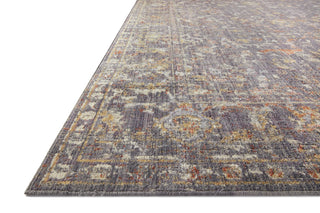 Chris Loves Julia x Loloi Rosemarie ROE-04 Graphite/Multi Area Rug Corner Image