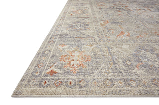 Chris Loves Julia x Loloi Rosemarie ROE-05 Oatmeal/Lavender Area Rug Corner Image