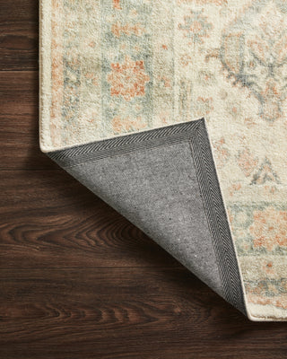 Loloi Rosette ROS-01 Beige/Multi Area Rug Backing Image