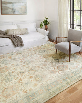 Loloi Rosette ROS-01 Beige/Multi Area Rug Lifestyle Image Feature
