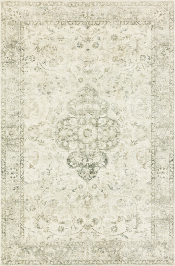 Loloi II Rosette ROS-02 Ivory/Silver Area Rug main image