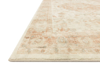Loloi Rosette ROS-03 Ivory/Terracotta Area Rug Corner Image