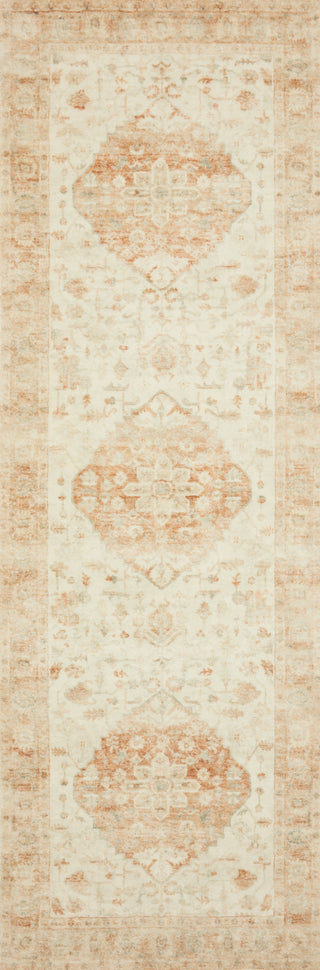 Loloi Rosette ROS-03 Ivory/Terracotta Area Rug Runner Image