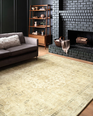 Loloi Rosette ROS-05 Sand/Ivory Area Rug Lifestyle Image Feature