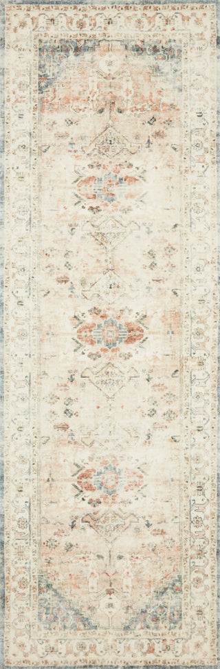Loloi Rosette ROS-06 Clay/Ivory Area Rug Runner Image