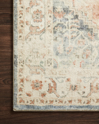 Loloi Rosette ROS-06 Clay/Ivory Area Rug Corner Image