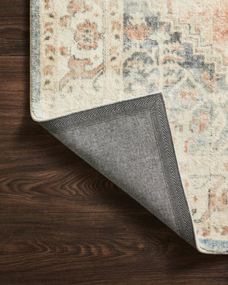 Loloi Rosette ROS-06 Clay/Ivory Area Rug Backing Image