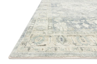 Loloi Rosette ROS-07 Denim/Fog Area Rug Corner Image
