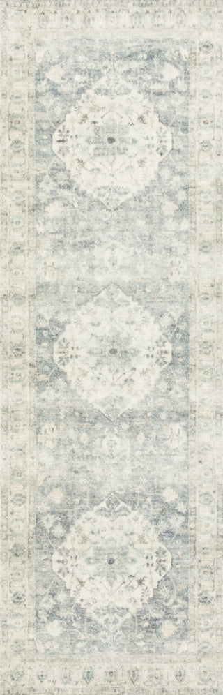 Loloi Rosette ROS-07 Denim/Fog Area Rug Runner Image