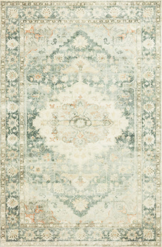 Loloi Rosette ROS-08 Teal/Ivory Area Rug main image