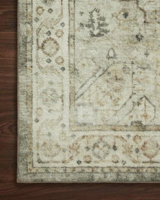 Loloi Rosette ROS-09 Sage/Beige Area Rug Corner Image