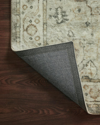 Loloi Rosette ROS-09 Sage/Beige Area Rug Backing Image