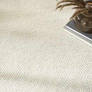 Nourison Pure Rows ROW01 Ivory Area Rug by DKNY Corner Image