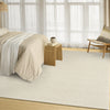 Nourison Pure Rows ROW01 Ivory Area Rug by DKNY Corner Image