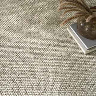 Nourison Pure Rows ROW01 Ivory Area Rug by DKNY Corner Image