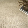 Nourison Pure Rows ROW01 Ivory Taupe Area Rug by DKNY Corner Image