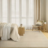 Nourison Pure Rows ROW01 Ivory Taupe Area Rug by DKNY Room Image Feature