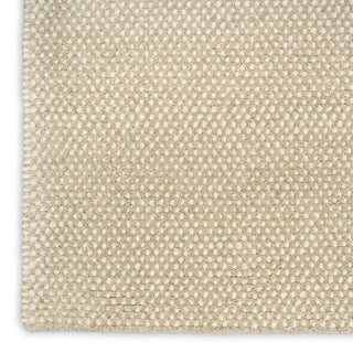 Nourison Pure Rows ROW01 Ivory Area Rug by DKNY Texture Image