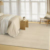 Nourison Pure Rows ROW01 Ivory Area Rug by DKNY Corner Image