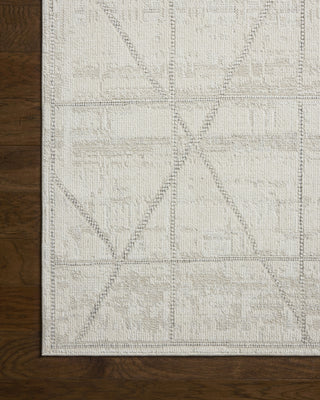 Loloi Roxie ROX-01 Ivory / Graphite Area Rug Corner Image