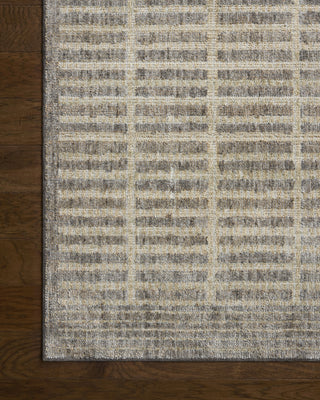 Loloi Roxie ROX-02 Smoke / Natural Area Rug Corner Image