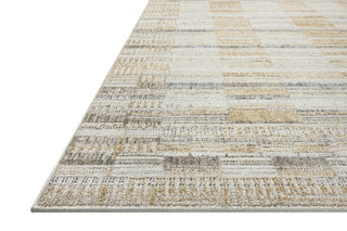 Loloi Roxie ROX-03 Granite / Gold Area Rug Corner Image