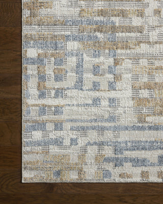 Loloi Roxie ROX-04 Ivory / Denim Area Rug Corner Image