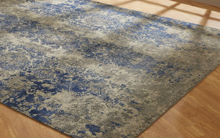 Ancient Boundaries Raphael RAP-05 Sapphire/Pewter Area Rug