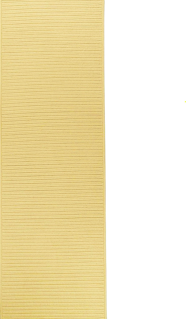 Colonial Mills Reversible Flat-Braid (Rect) Runner RT34 Yellow Area Rug