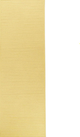 Colonial Mills Reversible Flat-Braid (Rect) Runner RT34 Yellow Area Rug