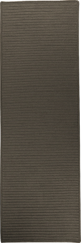 Colonial Mills Reversible Flat-Braid (Rect) Runner RT41 Grey Area Rug