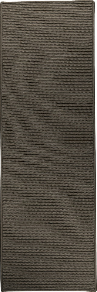 Colonial Mills Reversible Flat-Braid (Rect) Runner RT41 Grey Area Rug