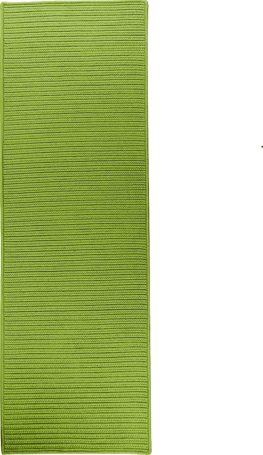 Colonial Mills Reversible Flat-Braid (Rect) Runner RT65 Lime Area Rug