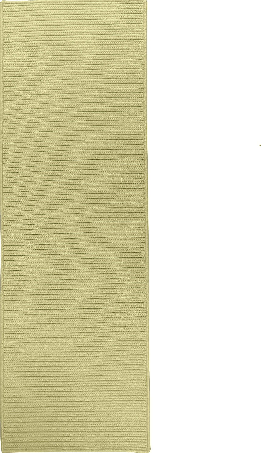 Sprouting Rug Colonial Mills Reversible Flat-Braid (Rect) Runner RT66 Sprout Green ...