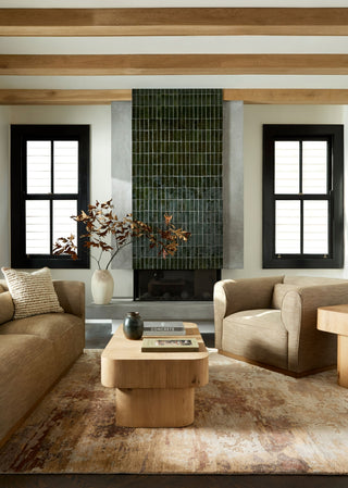 Surya Arte RTE-2309 Sandstone Area Rug Room Scene feature