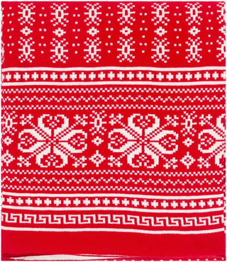 Surya Rudolf RUL-1000 Red Throw main image