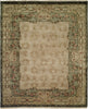 Kalaty Riviera RV-509 Ivory/Green Area Rug