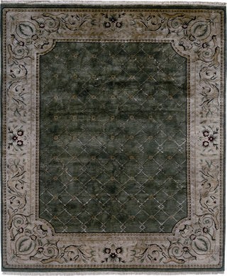 Kalaty Riviera RV-615 Medium Green/Ivory Area Rug