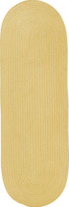 Colonial Mills Reversible Flat-Braid (Oval) Runner RV34 Yellow Area Rug