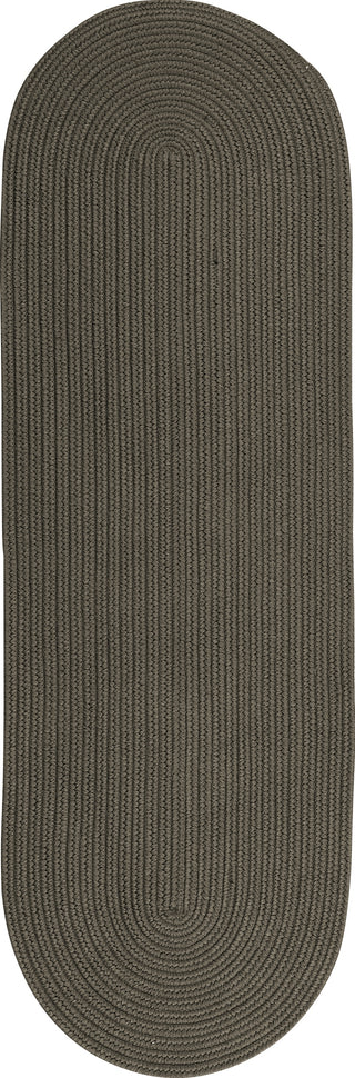 Colonial Mills Reversible Flat-Braid (Oval) Runner RV41 Grey Area Rug