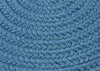 Colonial Mills Reversible Flat-Braid (Oval) Runner RV55 Oasis Blue Area Rug