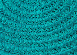 Colonial Mills Reversible Flat-Braid (Oval) Runner RV56 Aqua Area Rug