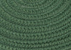 Colonial Mills Reversible Flat-Braid (Oval) Runner RV62 Hunter Green Area Rug