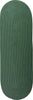 Colonial Mills Reversible Flat-Braid (Oval) Runner RV62 Hunter Green Area Rug