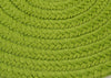 Colonial Mills Reversible Flat-Braid (Oval) Runner RV65 Lime Area Rug