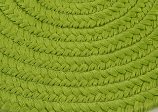 Colonial Mills Reversible Flat-Braid (Oval) Runner RV65 Lime Area Rug