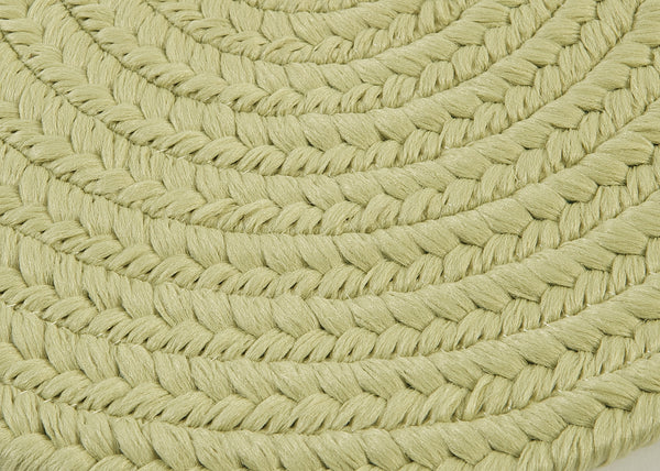 Sprouting Rug Colonial Mills Reversible Flat-Braid (Oval) Runner RV66 Sprout Green ...