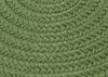 Colonial Mills Reversible Flat-Braid (Oval) Runner RV69 Moss Green Area Rug